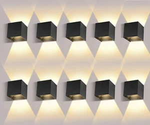 Lureshine 10 Lampade Applique Da Parete Con LED G9 Sostituibile, 3000 K Calda - Foto 1 di 11