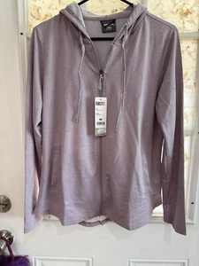 32° degrees cool Women’s Zip up Lightweight Hoodie Size M Lavender - Picture 1 of 5