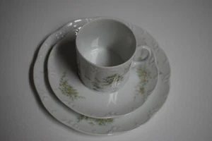 Rosenthal Classic Rose Monbijou grüne Ranke Porzellan Gedeck 3 teilig - Bild 1 von 2