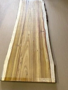 Grandes losas de madera de canario, pieza de madera exótica dura, 38" de 13" a 14"x 1 1/8" de espesor - Imagen 1 de 10