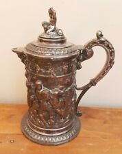 Large Silver Plated Trophy Tankard Bombay Volunteer Rifle Corps 1879 Bacchus 