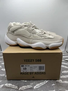 adidas Yeezy 500 Lace Up Mens Stone Taupe White Sneakers Shoes ID1600 Size 10 - Picture 1 of 5