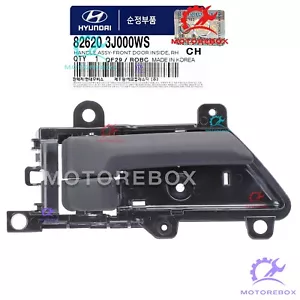 ✅GENUINE✅ Inside Door Handle FRONT RIGHT for 07-12 Hyundai Veracruz 826203J000WS - Picture 1 of 6
