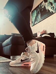 🖤 Nike Air Max 90 Sneaker 🖤 Größe 35,5 36 rosa/beige 🖤 Turnschuhe Air Max 🖤