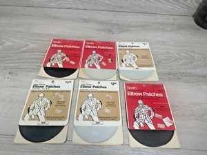 Dritz ELBOW PATCHES Vintage Lot of 6 Pkg's Suede Leather New Old Stock - Picture 1 of 7