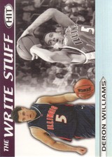 2005 SAGE HIT Basketball The Write Stuff #13 Deron Williams