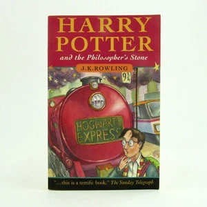 HARRY POTTER AND THE PHILOSOPHER'S STONE JK Rowling UK Bloomsbury 7th PB VGC L6 - Imagen 1 de 4