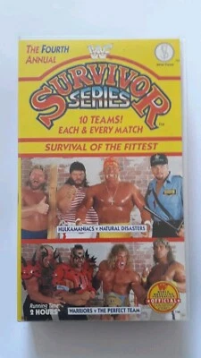WWF Fourth Survivor Series 1991 VHS Cassette Hulk Hogan Legion of Doom WWE WCW - Bild 1 von 3