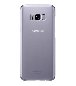 GENUINE Samsung Galaxy S8 + PLUS Clear Cover Case Violet | EF-QG955CVEGWW - Picture 1 of 5