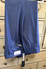 Tommy Hilfiger Men's Suit Slacks Pants Modern Fit Navy Blue 52 Waist