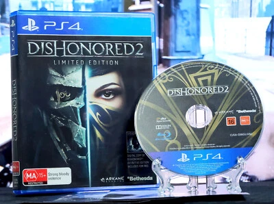 Dishonored 2 PS4 Game by Arkane & Bethesda [PAL][CIB Complete] Stealth FPS - Image 1 of 4