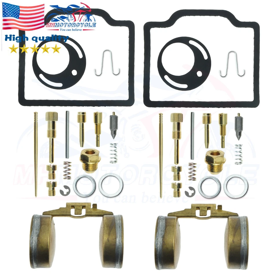 2PCS CARBURETOR REPAIR REBUILD KIT & Float FOR 69-71 CB175 CL175 CB SL175-US — 第 1/4 张图片