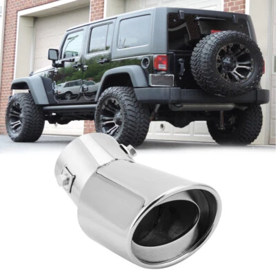 Silenciador trasero con punta de tubo de escape para Jeep Wrangler accesorios de acero inoxidable Foto 1 de 4