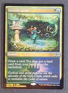 MTG - 1x Growth Spiral - Ravnica Allegiance FNM Promo - NM Foil - Magic #178 - Picture 1 of 9