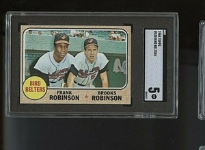 1968 Topps Bird Belters Frank/ Brooks Robinson #530 SP ⭐️💥🎯 SGC Graded 5 