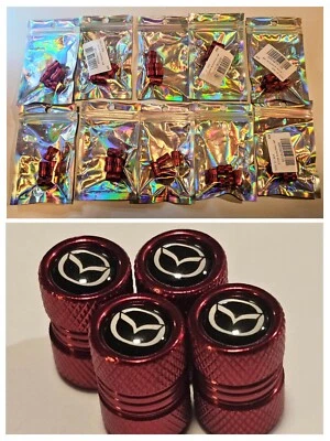 10x Mazda Tire Wheel Stem Air Valve CAPS for Auto Car Truck SUV 4Pcs Dust Covers - Image 1 of 4