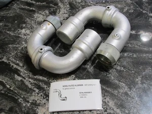 Qty. 2 SPENCER TURBINE COMPANY, Nickel-Plated Aluminum with locking nut ENJ90001 - Picture 1 of 6