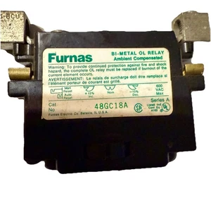 Furnas Overload BI-metal Relay 48GC18A - Picture 1 of 5