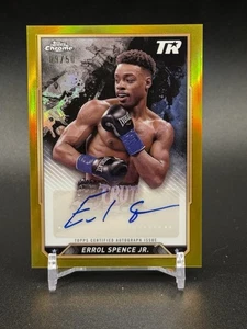 Errol Spence Jr 2024 Topps Chrome Boxing #CBA-ESJ Auto Gold Refractor #’d /50 - Picture 1 of 4