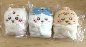 Juego de 3 muñecas de peluche Chiikawa Baby Chiikawa Hachiware Rabbit Okurumi - Imagen 1 de 1