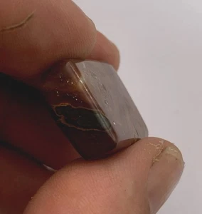 Agate De Sauternes Inclusion Pyrite 50ct 2,49cm  Collection Spéciale FMG - Picture 1 of 5