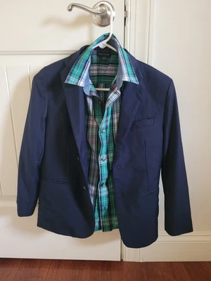 Camisa de vestir y chaqueta deportiva Johnnie Lenne & NAUTICA NIÑOS TALLA 10-12 Foto 1 de 4