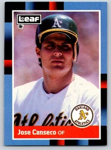 Jose Canseco - 1988 Leaf #138 - Oakland Athletics - Bild 1 von 2