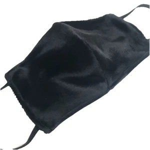Máscara facial para adultos cubierta bucal piel negra para hombres peludos rave gato de Halloween disfraz OS - Imagen 1 de 9