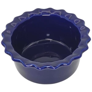 Chantal 1/2 Tasse Marine Kobaltblau Auflaufförmchen Schale Jakobsmuschel Rand Keramik 93-RMR07/4 - Bild 1 von 5