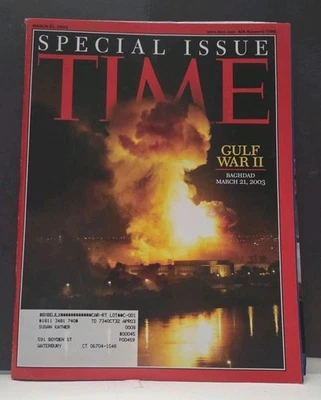 TIME March 31, 2003 Special Issue: GULF WAR + 80 Days That Changed The World + - Image 1 of 4