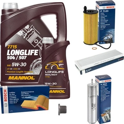BOSCH Inspección Set 6 L MANNOL LONGLIFE 5W-30 Para MINI Mini Countryman - Imagen 1 de 4