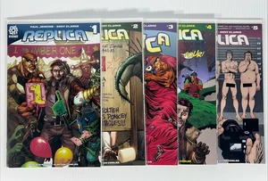 Replica #1-5 Complete Set Paul Jenkins Andy Clarke AfterShock 2016 NM Sci-Fi - Picture 1 of 6
