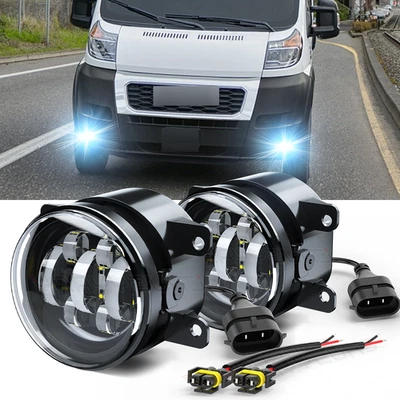 Parachoques delantero lente transparente luz antiniebla lámpara de conducción PARA RAM PROMASTER 1500 2014-2022 Foto 1 de 4