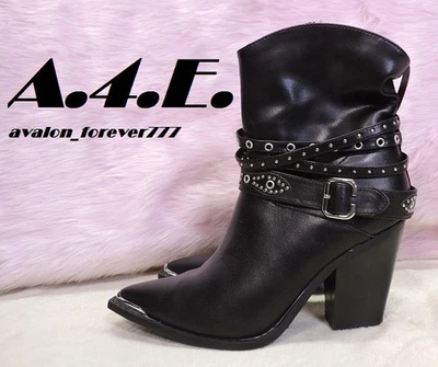 Michael by Michael Shannon western/rocker 4 inch heel boots  Womens 11 Mens 9.5 - Image 1 of 4