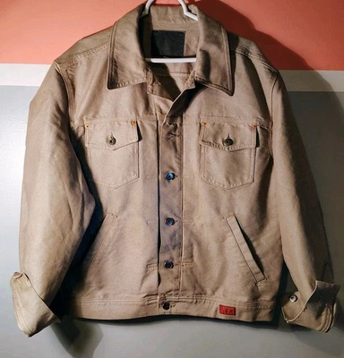 Chaqueta vaquera clásica Guess beige pizarra de colección años 80 90 Hecha en EE. UU. Para hombre M Foto 1 de 4