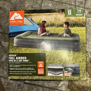 Ozark Trail 10" AIR MATTRESS / Full Size Airbed with Antimicrobial Coating   - Picture 1 of 2
