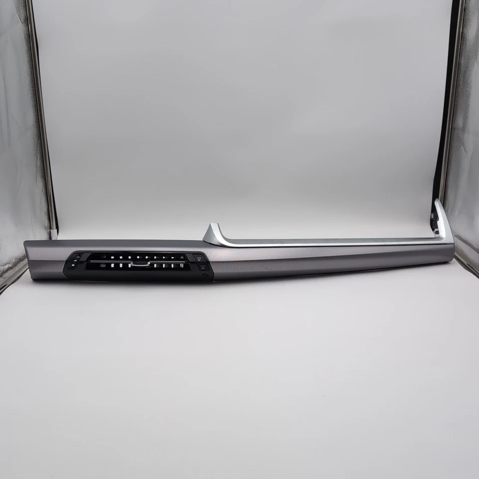 2023 2024 BMW X1 U11 Center Dashboard Air Vent Trim Aluminum 9636251 - Image 1 of 4