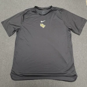 Camisa UCF Golden Knights Hombres XL Negra Emitida por el Equipo Nike Dri Fit Center Swoosh - Imagen 1 de 10