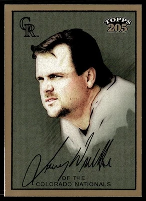 2003 Topps 205 Larry Walker Colorado Rockies #72 - Image 1 of 2