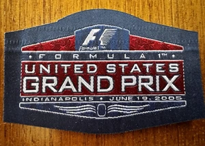 Formula one United States Grand Prix Indianapolis , June 10, 2005 event patch - Picture 1 of 1