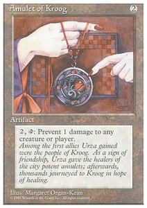AMULET OF KROOG x4 mtg VLP-NM 4th Edition 4 Common - Picture 1 of 1