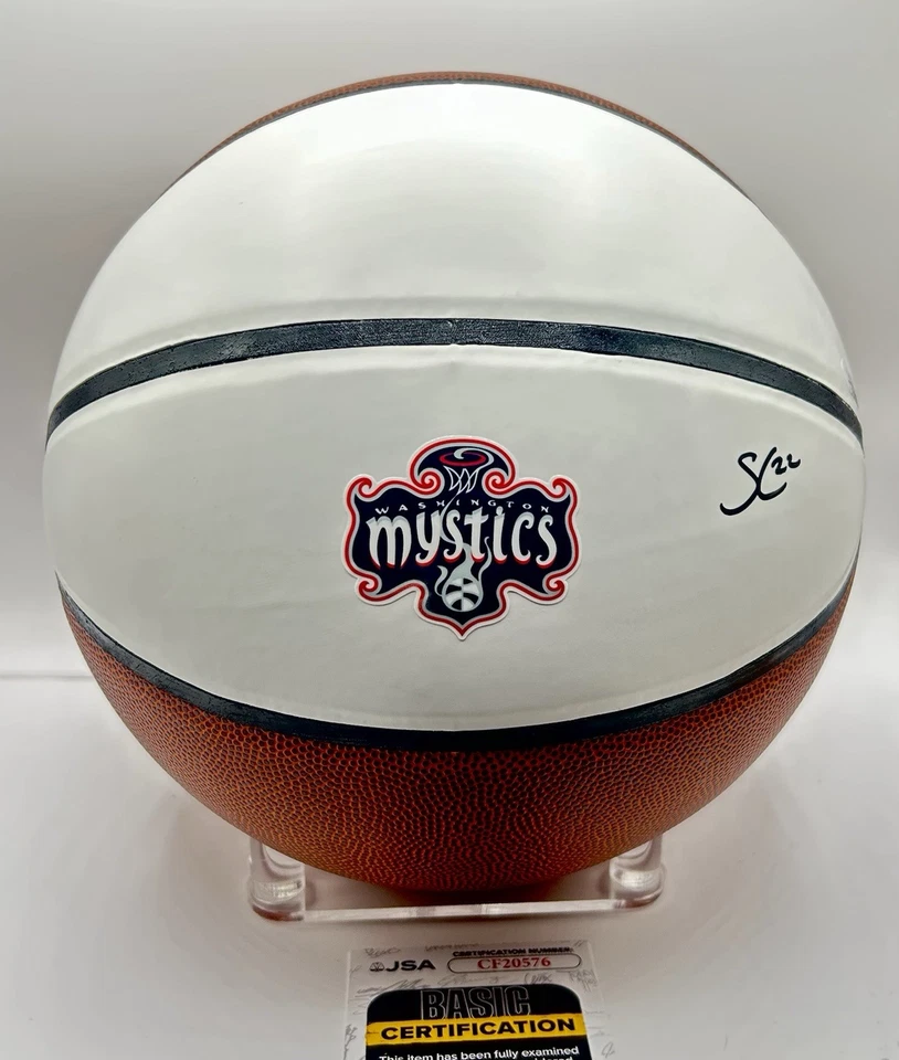 Sonia Citron Signed Washington Mystics Basketball Autographed JSA COA - Image 1 of 3