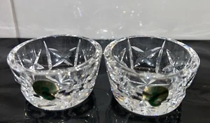 Waterford Kristall x 2 Salz Pfeffer Dip Gewürz Votivkerzenhalter Irland - Bild 1 von 14