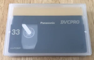 1 x PANASONIC DVCPRO AJ-P33MP DIGITAL CAMCORDER TAPE / CASSETTE - PRO QUALITY - Picture 1 of 3