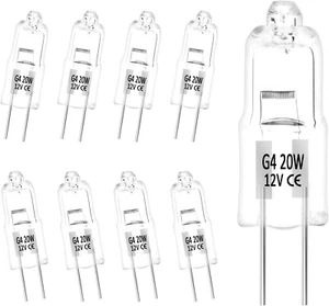 Lampadine Alogene G4 10 Pezzi 12V 20W 2800K Luce Bianca Calda Dimmerabile Lampa - Foto 1 di 9