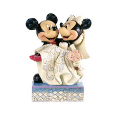 DISNEY TRADITION STATUINA 'CONGRATULATIONS' TOPOLINO E MINNIE SPOSI 4033282