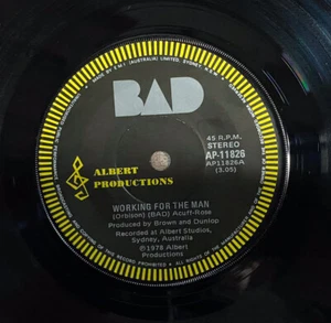 Bad Working For The Man 1978 Near Mint OZ Stereo 7” Vinyl Record AP- 11826 - Picture 1 of 4