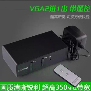 2 In 1 Out VGA switch with remote control 2 to 1 PC video switcher - Picture 1 of 6
