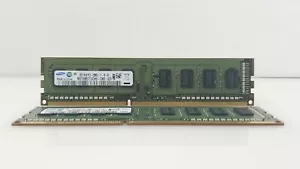 4GB Samsung 2x2GB PC3-12800U-11-10-A0 M378B5773CH0-CK0 1Rx8 DDR3 Desktop Ram - Picture 1 of 3