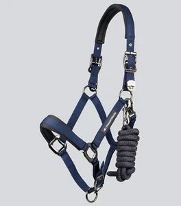 Premier Equine Horse Corda Padded Head Collar with Lead Rope - Picture 1 of 12